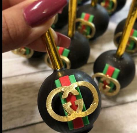 gucci cake pops|gucci girl silhouette cake.